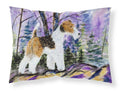 Fox Terrier Standard Pillowcase Lightweight Super Soft Easy Care Decorative Artwork Pillowcase, Standard
