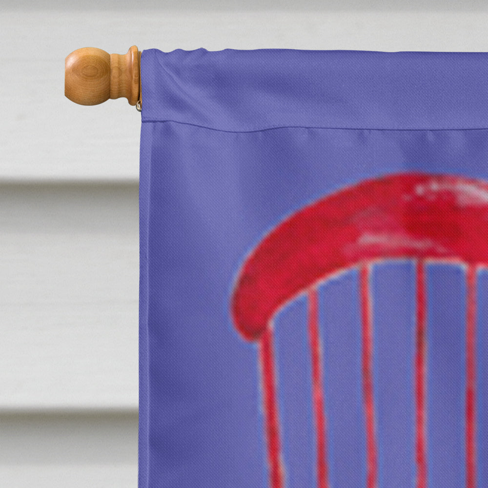 Westie House Flag 28x40 Porch Sleeve Pole Decorative Outside Yard Banner Artwork Wall Hanging, Polyester