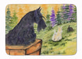 Scottish Terrier Memory Foam Kitchen Mat Machine Washable Anti-Fatigue Cushion Comfort Bath or Kitchen Rug