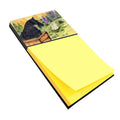 Scottish Terrier Watercolor Sticky Note Holder Refillable Dispenser Desk Accessory 3x3 Pad Gift
