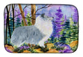 Sheltie Dish Drying Mat Absorbent Dish Drying Mat Pad for Kitchen Counter Dish Drainer Mat for Countertop, 14 x 21", Multicolor