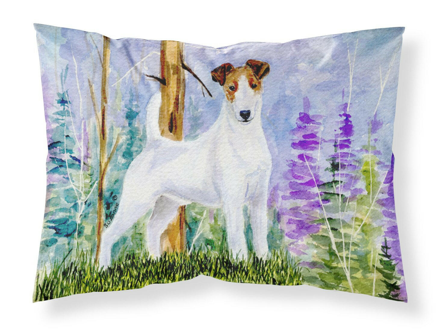 Jack Russell Terrier Standard Pillowcase Lightweight Super Soft Easy Care Decorative Artwork Pillowcase, Standard