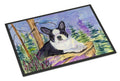 Boston Terrier Doormat Indoor Outdoor 18H X 27W Front Door Mat Rugs for Entryway, Non Slip Washable
