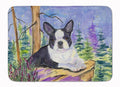 Boston Terrier Memory Foam Kitchen Mat Machine Washable Anti-Fatigue Cushion Comfort Bath or Kitchen Rug