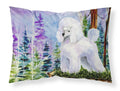 Poodle Standard Pillowcase Lightweight Super Soft Easy Care Decorative Artwork Pillowcase, Standard