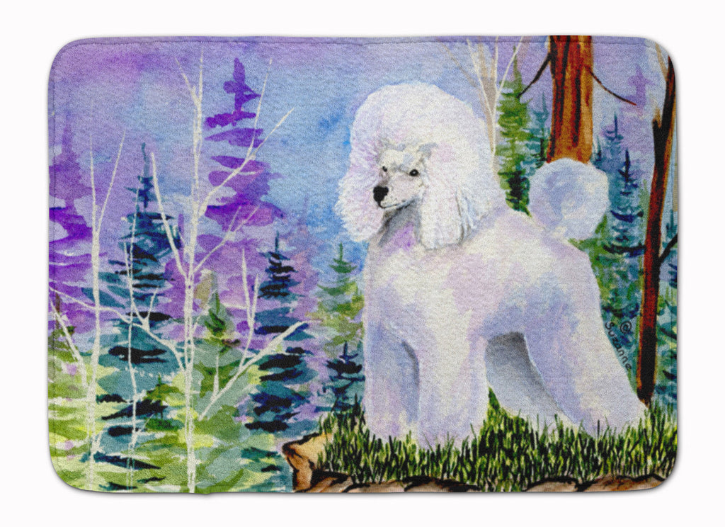Poodle Memory Foam Kitchen Mat Machine Washable Anti-Fatigue Cushion Comfort Bath or Kitchen Rug