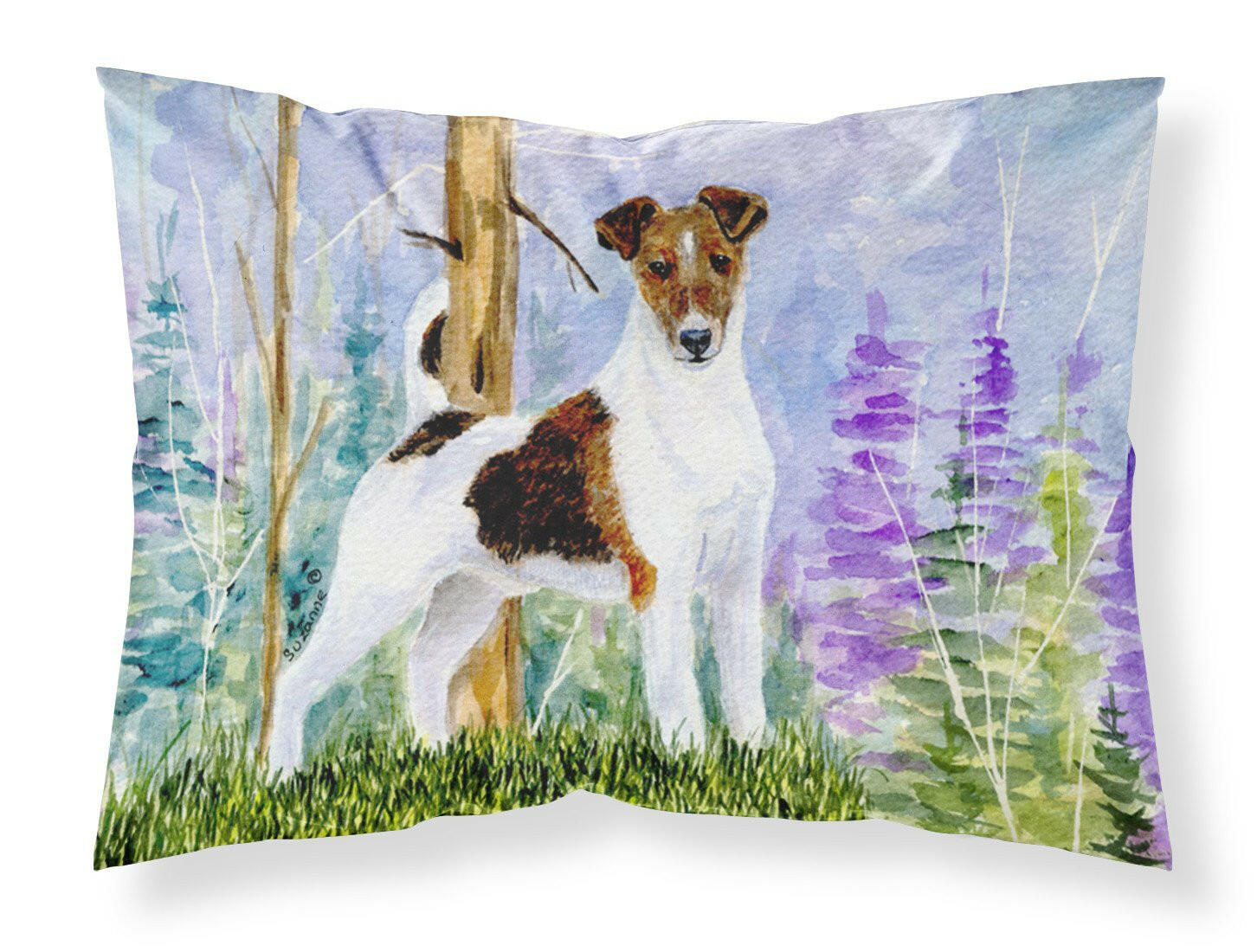 Jack Russell Terrier Standard Pillowcase Lightweight Super Soft Easy Care Decorative Artwork Pillowcase, Standard