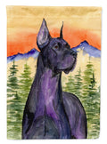 Great Dane House Flag 28x40 Porch Sleeve Pole Decorative Outside Yard Banner Artwork Wall Hanging, Polyester