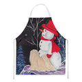 Lhasa Apso Apron Cooking Kitchen Server Baking Crafts Gardening for Adult Women Men, Unisex, Large, Multicolor