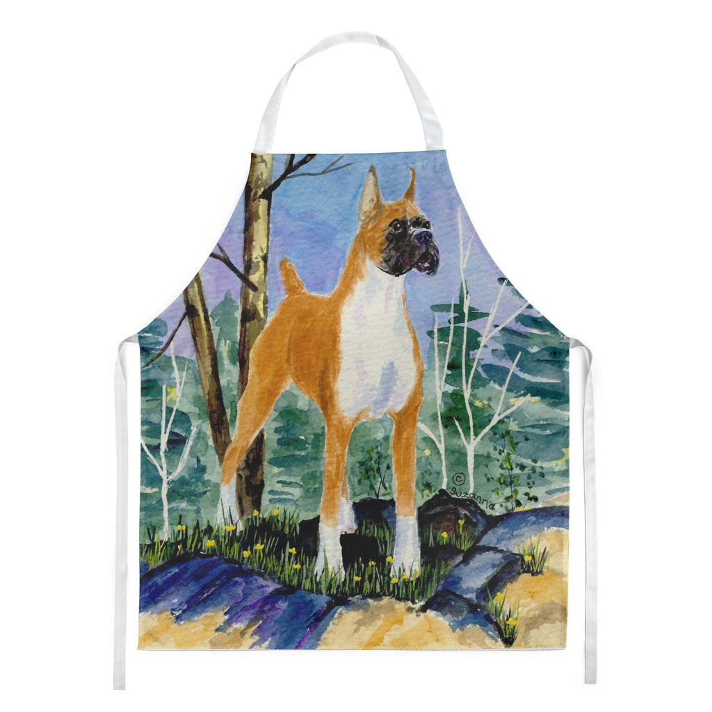 Boxer Apron Cooking Kitchen Server Baking Crafts Gardening for Adult Women Men, Unisex, Large, Multicolor