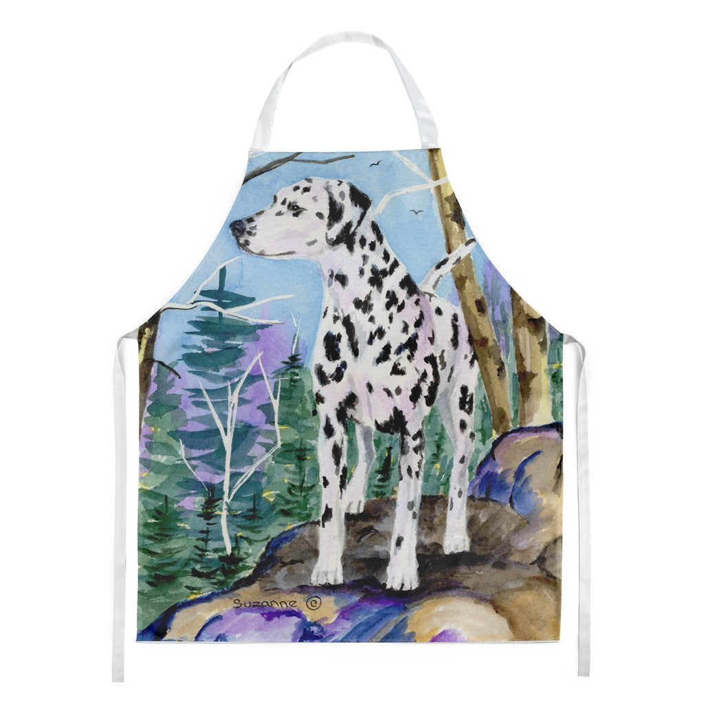 Dalmatian Apron Cooking Kitchen Server Baking Crafts Gardening for Adult Women Men, Unisex, Large, Multicolor