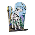 Dalmatian Oven Mitt Heat Resistant Thick Oven Mitt for Hot Pans and Oven, Kitchen Mitt Protect Hands, Cooking Baking Glove