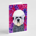Dandie Dinmont Terrier Greeting Cards Pack of 8 Blank Cards with Envelopes Whimsical A7 Size 5x7