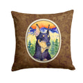 Doberman Decorative Throw Pillow 14x14 Indoor Outdoor Accent Cushion, Fabric Cover with Insert for Sofa, Bed, Porch & Living Room