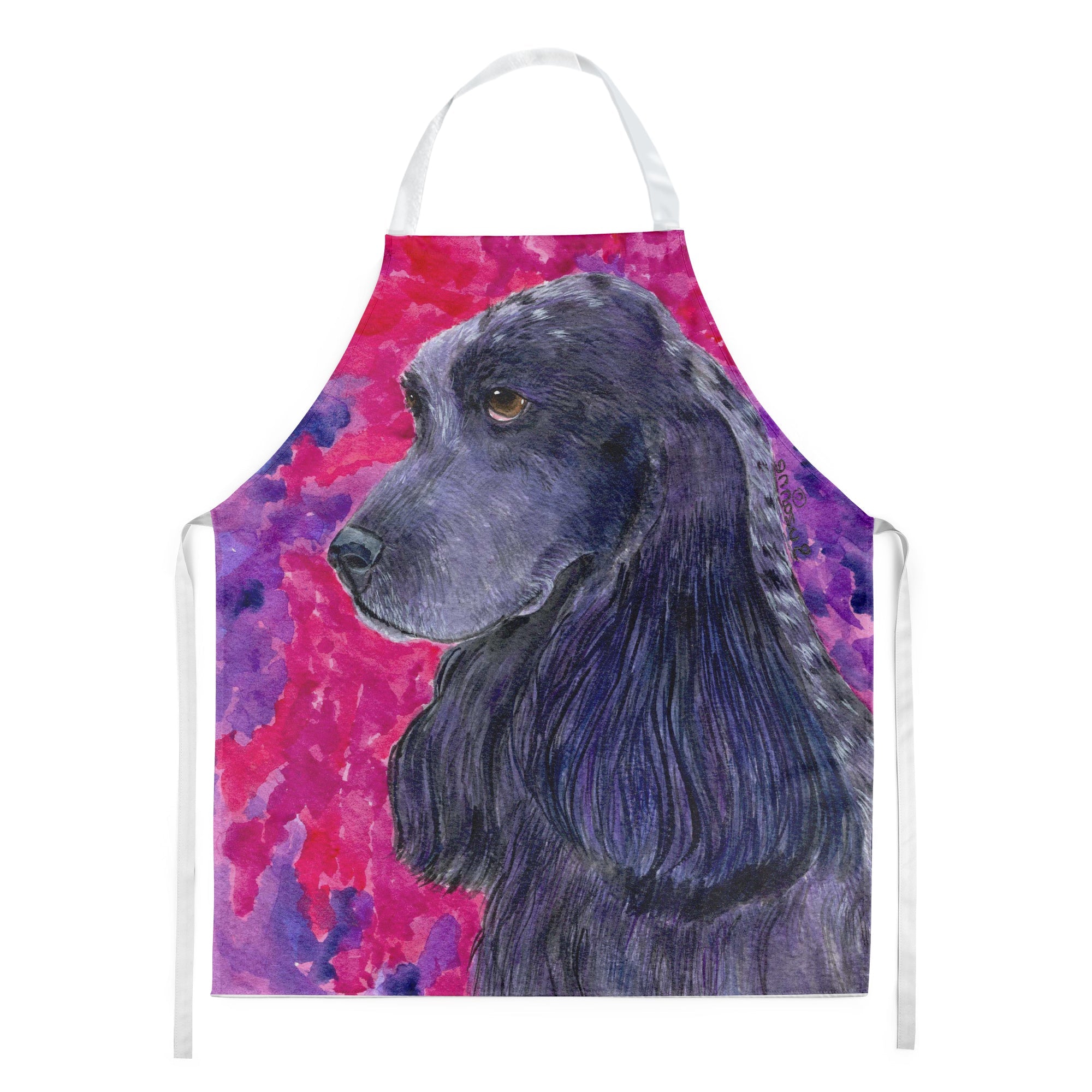 Cocker Spaniel Apron Cooking Kitchen Server Baking Crafts Gardening for Adult Women Men, Unisex, Large, Multicolor