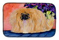 Pekingese Dish Drying Mat Absorbent Dish Drying Mat Pad for Kitchen Counter Dish Drainer Mat for Countertop, 14 x 21", Multicolor