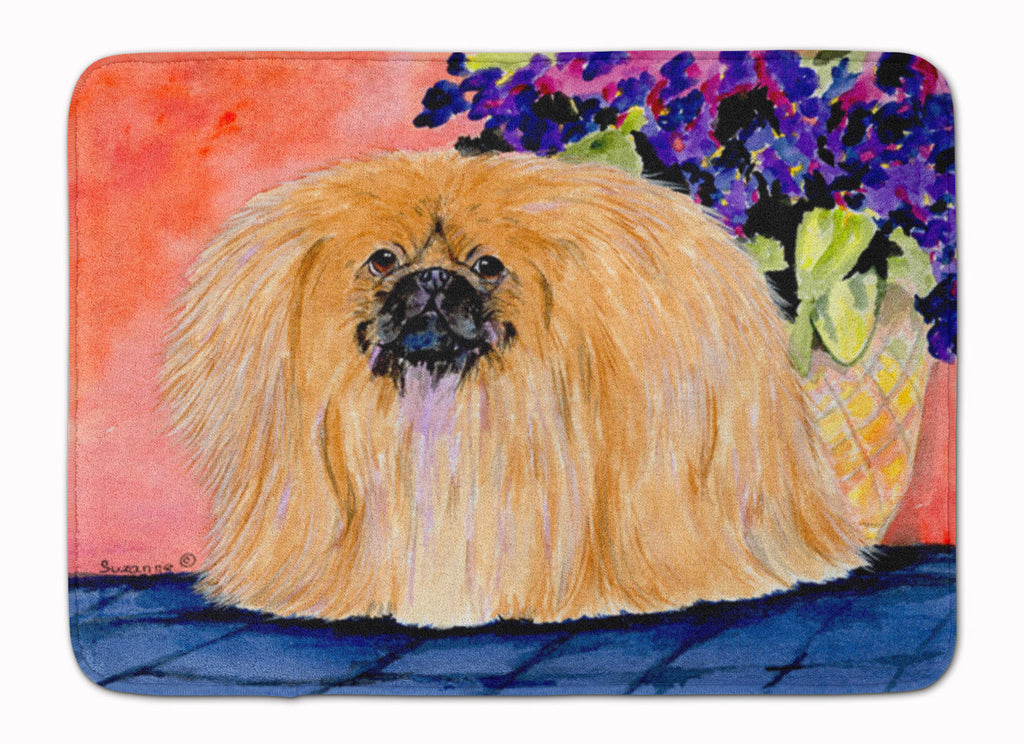 Pekingese Memory Foam Kitchen Mat Machine Washable Anti-Fatigue Cushion Comfort Bath or Kitchen Rug
