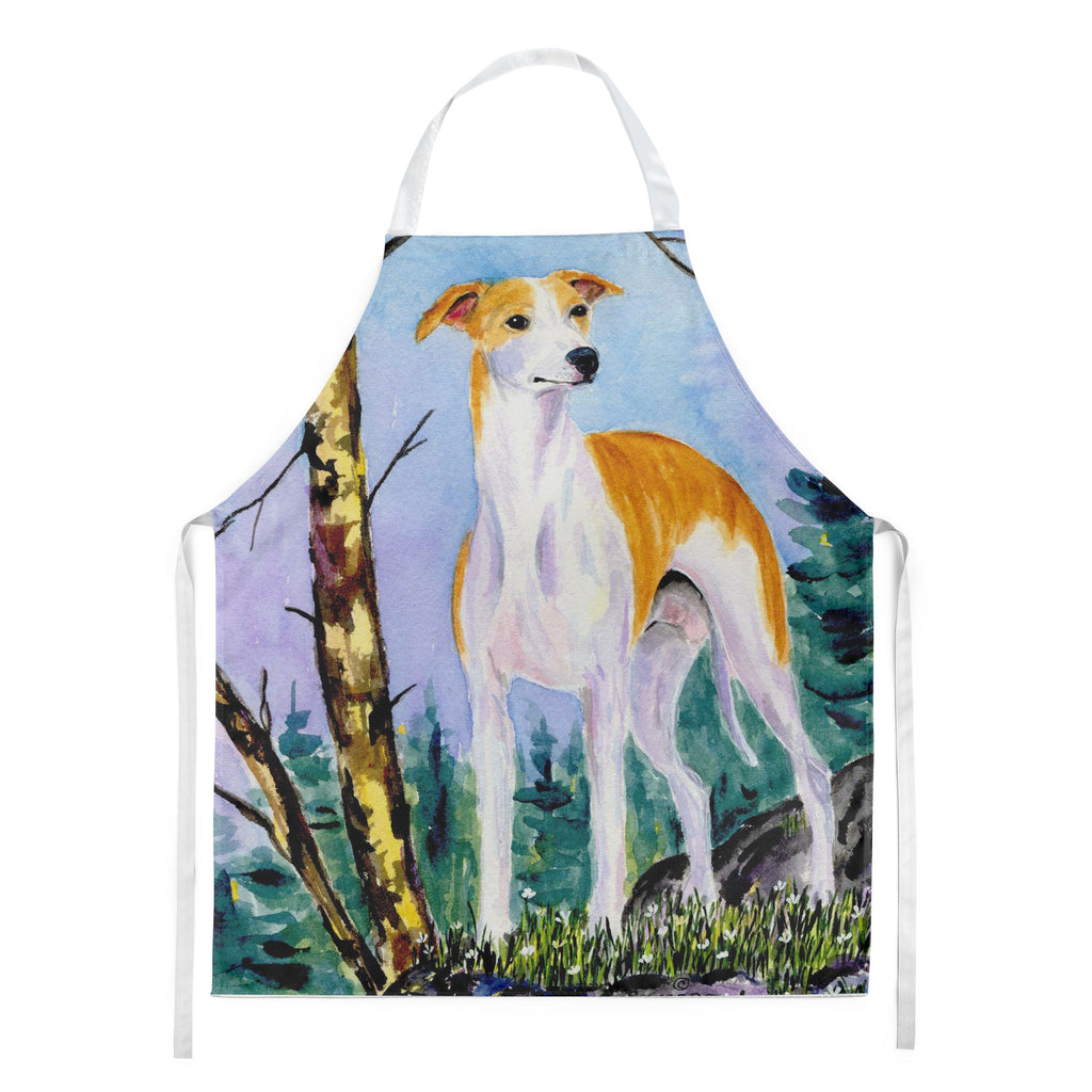 Whippet Apron Cooking Kitchen Server Baking Crafts Gardening for Adult Women Men, Unisex, Large, Multicolor