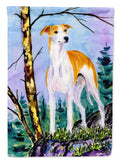 Whippet House Flag 28x40 Porch Sleeve Pole Decorative Outside Yard Banner Artwork Wall Hanging, Polyester