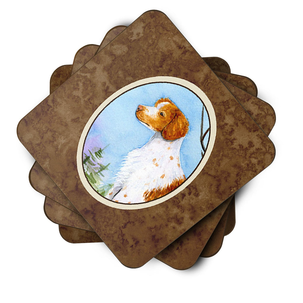 Setter Foam Coasters Set of 4 Cup Coasters for Indoor Outdoor, Tabletop Protection, Anti Slip, Mouse pad Material