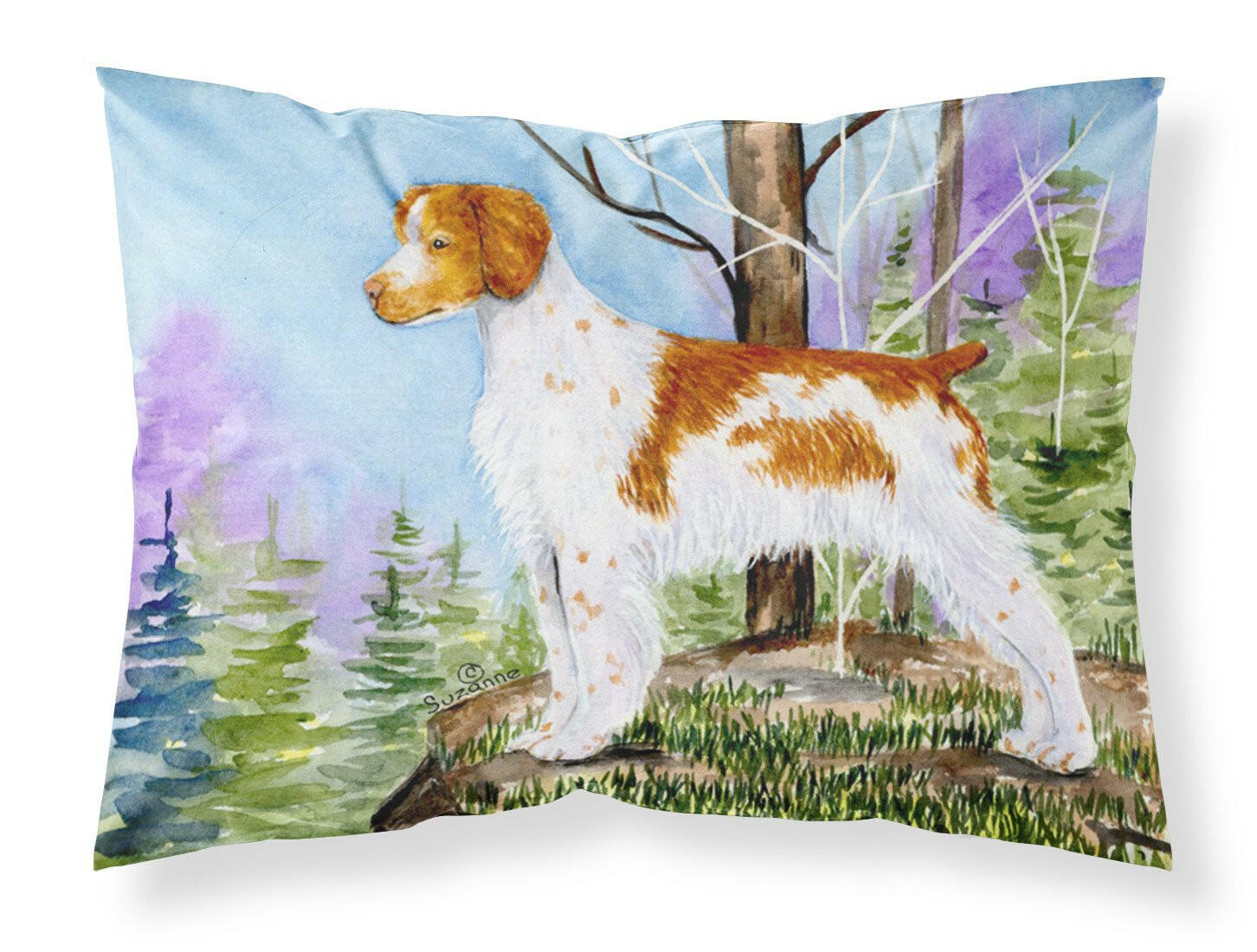 Setter Standard Pillowcase Lightweight Super Soft Easy Care Decorative Artwork Pillowcase, Standard
