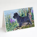 Cairn Terrier Greeting Cards Pack of 8 Blank Cards with Envelopes Whimsical A7 Size 5x7