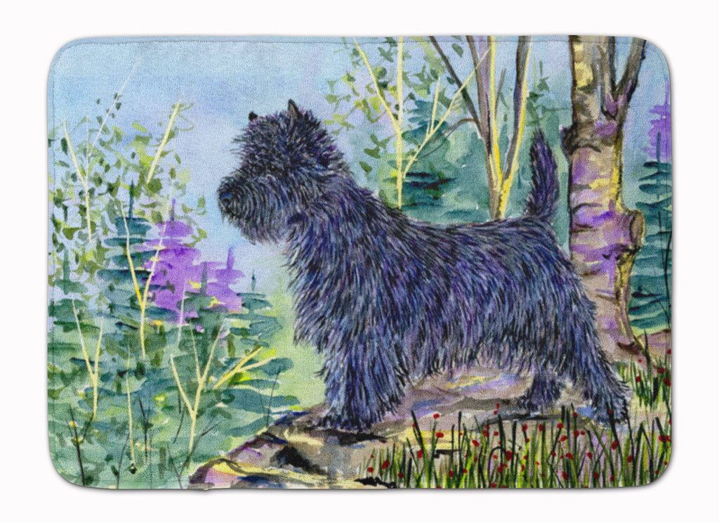Cairn Terrier Memory Foam Kitchen Mat Machine Washable Anti-Fatigue Cushion Comfort Bath or Kitchen Rug