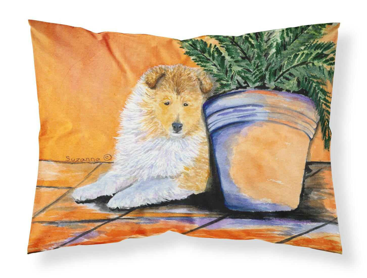 Sheltie Standard Pillowcase Lightweight Super Soft Easy Care Decorative Artwork Pillowcase, Standard