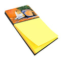 Sheltie Watercolor Sticky Note Holder Refillable Dispenser Desk Accessory 3x3 Pad Gift