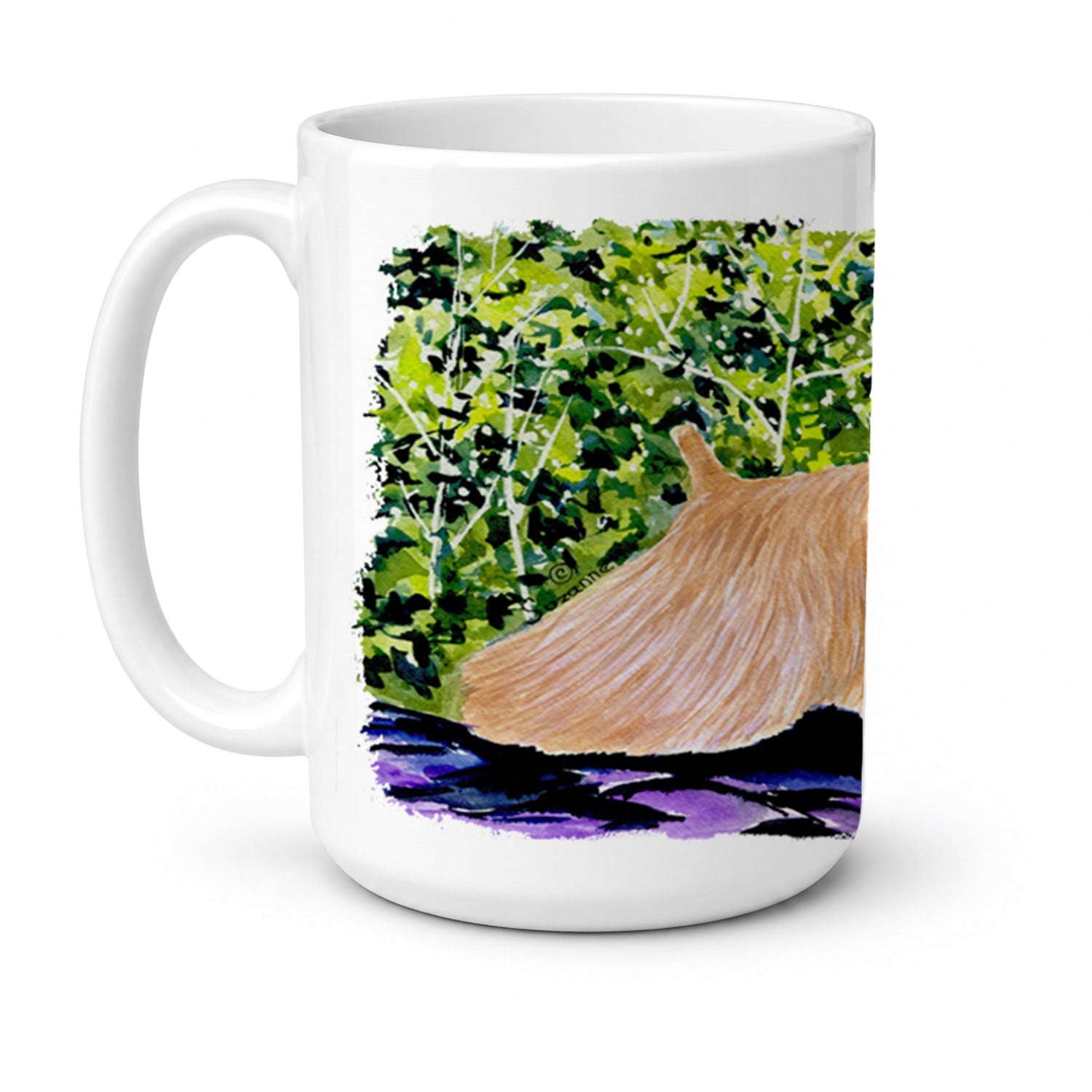 Cocker Spaniel Ceramic Coffee Mug 15 oz Decorative Large C Handle Mug Cup for Tea, Cocoa Hot Chocolate