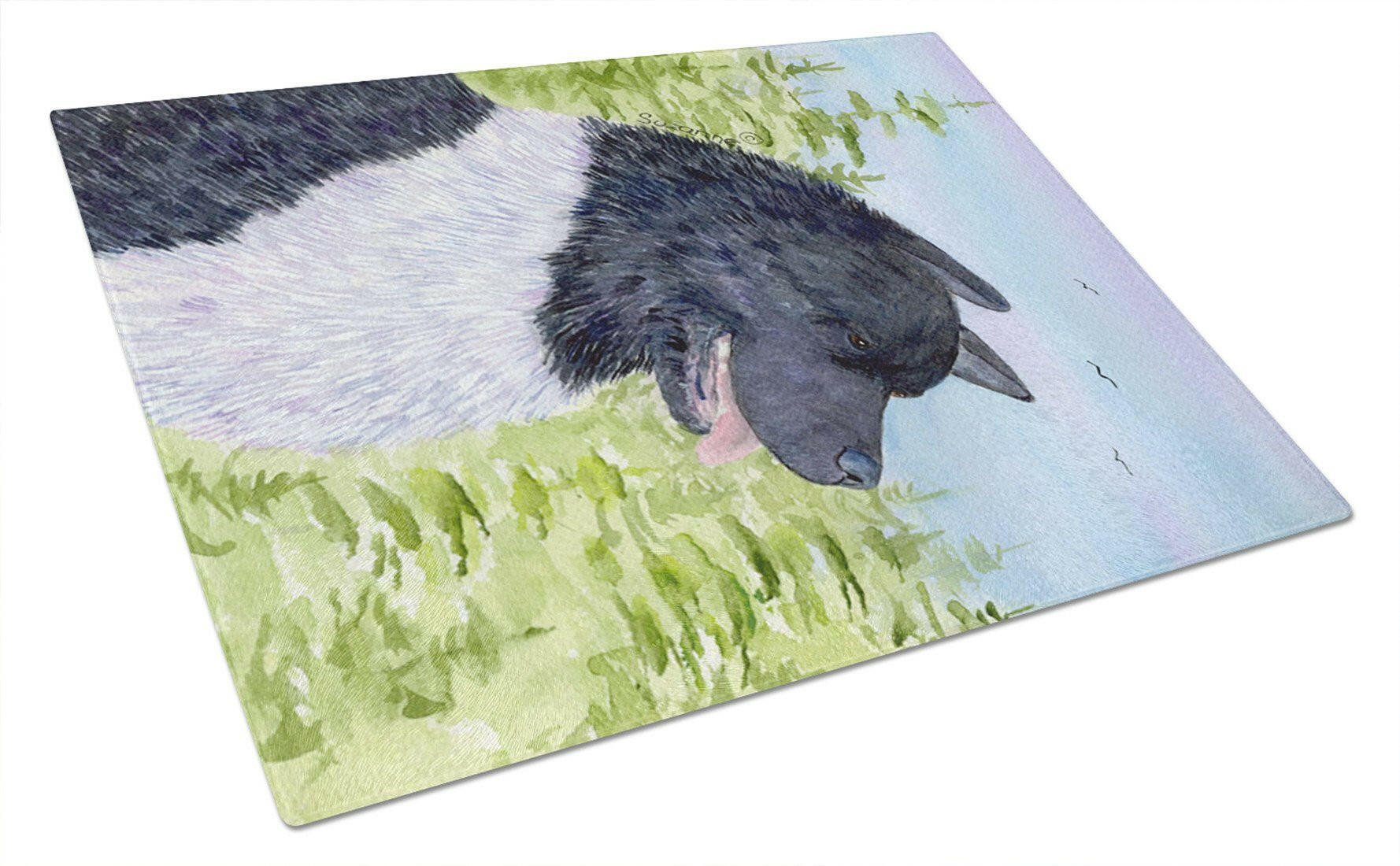 Akita Cutting Board Tempered Glass Kitchen Cutting Surface, Heat Resistant Chopping, Non-Slip Feet, Food Prep & Serving