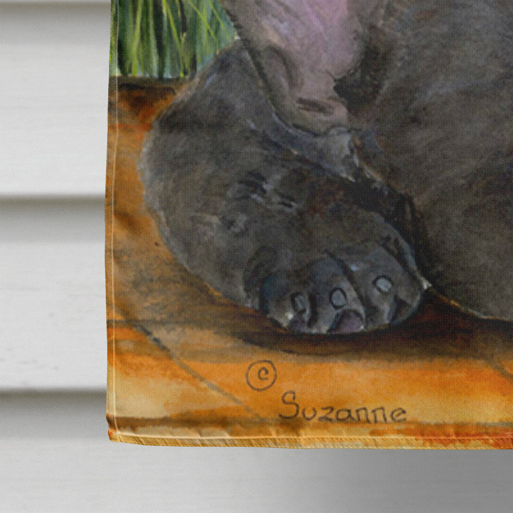 French Bulldog House Flag 28x40 Porch Sleeve Pole Decorative Outside Yard Banner Artwork Wall Hanging, Polyester