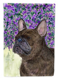 French Bulldog House Flag 28x40 Porch Sleeve Pole Decorative Outside Yard Banner Artwork Wall Hanging, Polyester
