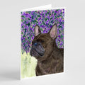 French Bulldog Greeting Cards Pack of 8 Blank Cards with Envelopes Whimsical A7 Size 5x7