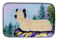 Skye Terrier Dish Drying Mat Absorbent Dish Drying Mat Pad for Kitchen Counter Dish Drainer Mat for Countertop, 14 x 21", Multicolor