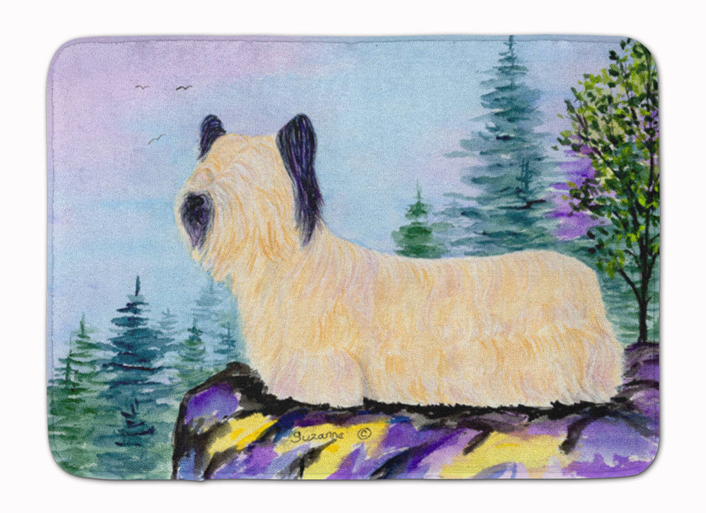 Skye Terrier Memory Foam Kitchen Mat Machine Washable Anti-Fatigue Cushion Comfort Bath or Kitchen Rug