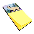 Skye Terrier Watercolor Sticky Note Holder Refillable Dispenser Desk Accessory 3x3 Pad Gift