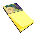 Golden Retriever Watercolor Sticky Note Holder Refillable Dispenser Desk Accessory 3x3 Pad Gift
