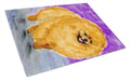 Pomeranian Cutting Board Tempered Glass Kitchen Cutting Surface, Heat Resistant Chopping, Non-Slip Feet, Food Prep & Serving