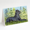Cane Corso Greeting Cards Pack of 8 Blank Cards with Envelopes Whimsical A7 Size 5x7