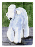 Bedlington Terrier House Flag 28x40 Porch Sleeve Pole Decorative Outside Yard Banner Artwork Wall Hanging, Polyester
