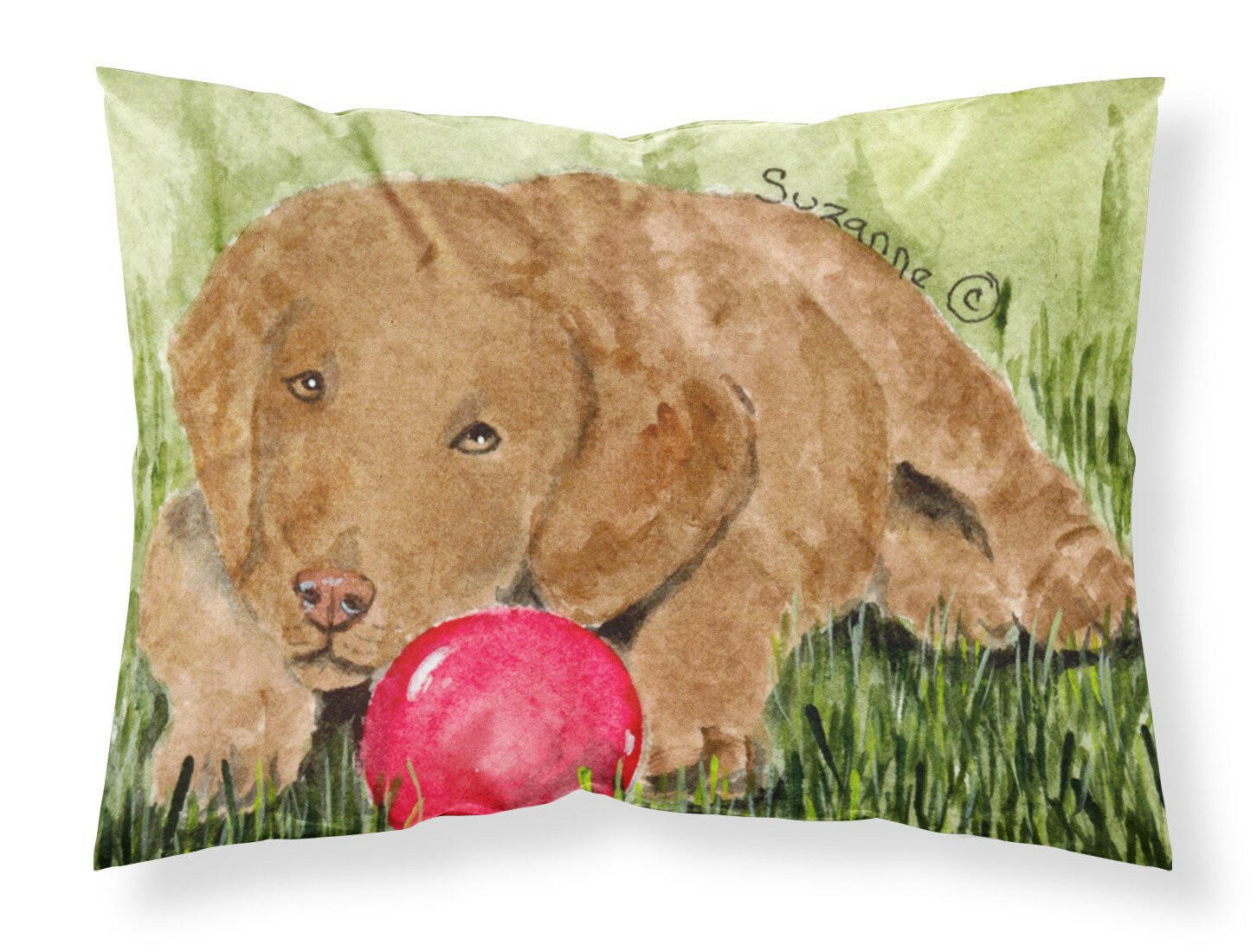 Curly Coated Retriever Standard Pillowcase Lightweight Super Soft Easy Care Decorative Artwork Pillowcase, Standard