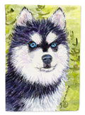 Klee Kai House Flag 28x40 Porch Sleeve Pole Decorative Outside Yard Banner Artwork Wall Hanging, Polyester