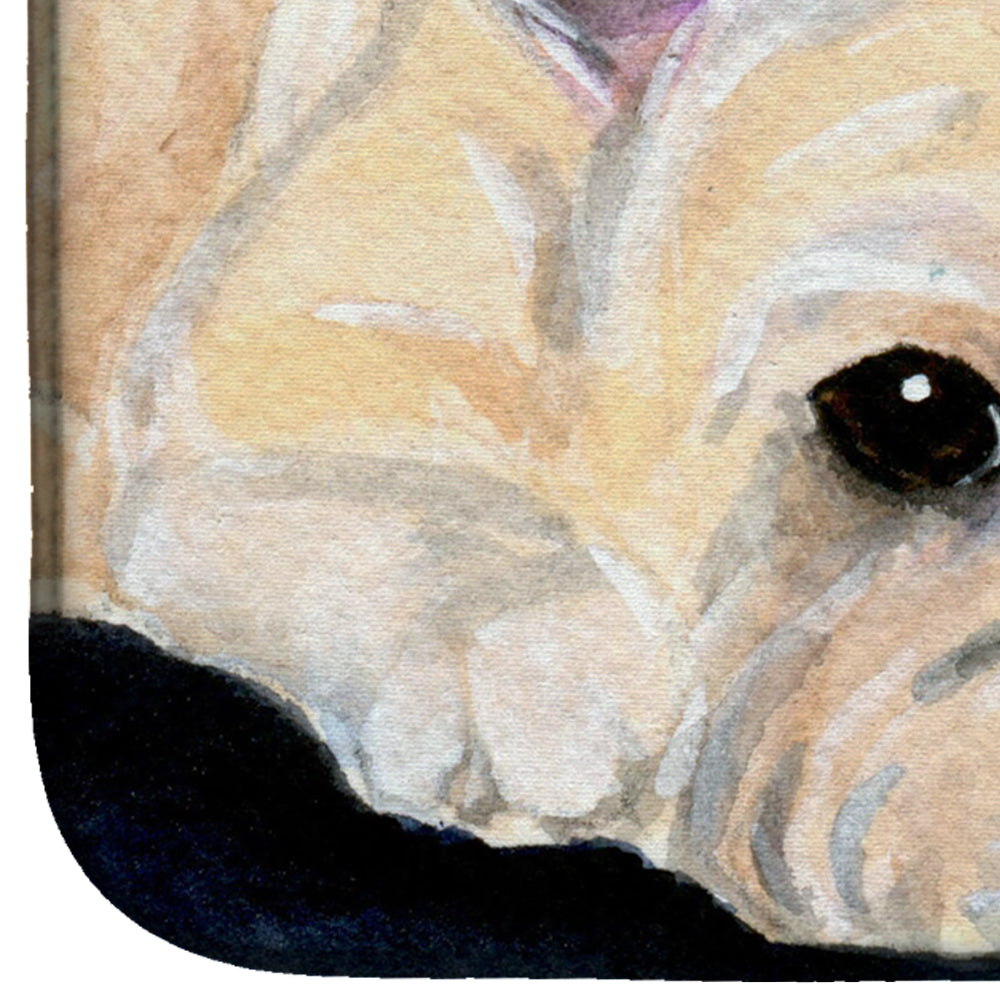 French Bulldog Dish Drying Mat Absorbent Dish Drying Mat Pad for Kitchen Counter Dish Drainer Mat for Countertop, 14 x 21", Multicolor