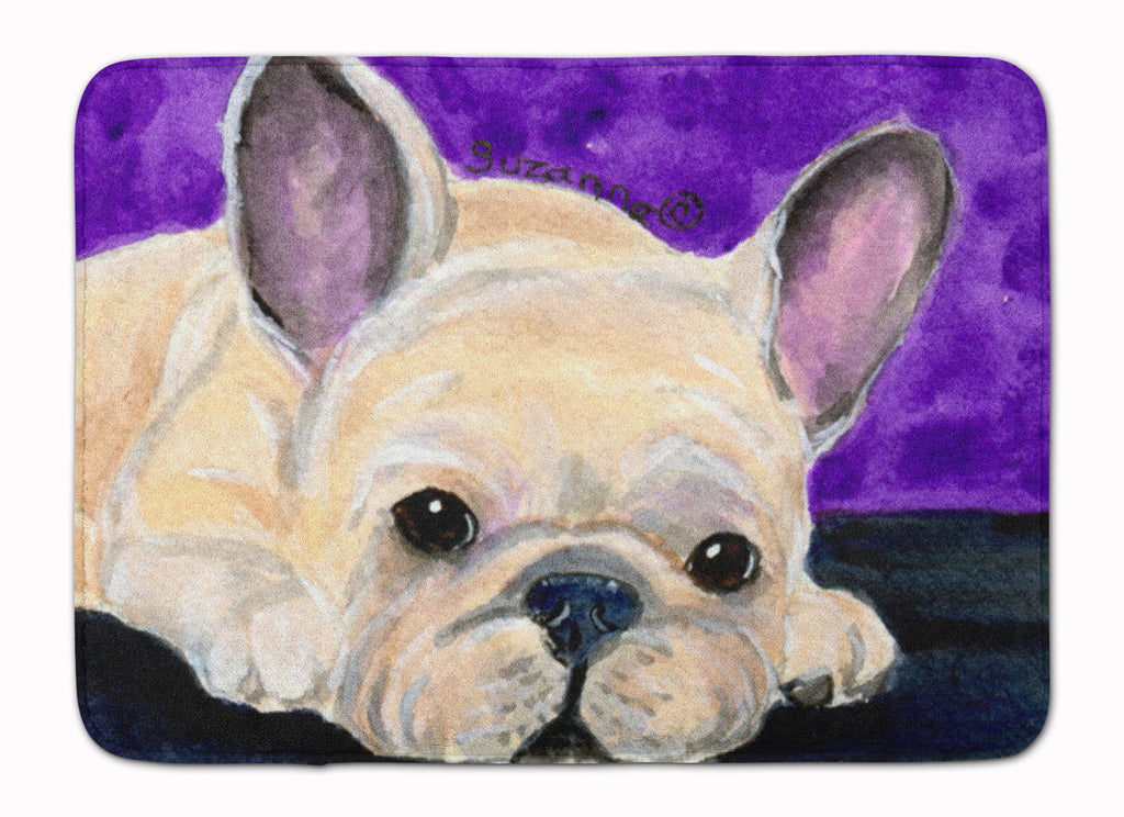 French Bulldog Memory Foam Kitchen Mat Machine Washable Anti-Fatigue Cushion Comfort Bath or Kitchen Rug