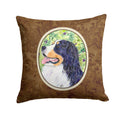 Bernese Mountain Dog Decorative Throw Pillow 14x14 Indoor Outdoor Accent Cushion, Fabric Cover with Insert for Sofa, Bed, Porch & Living Room