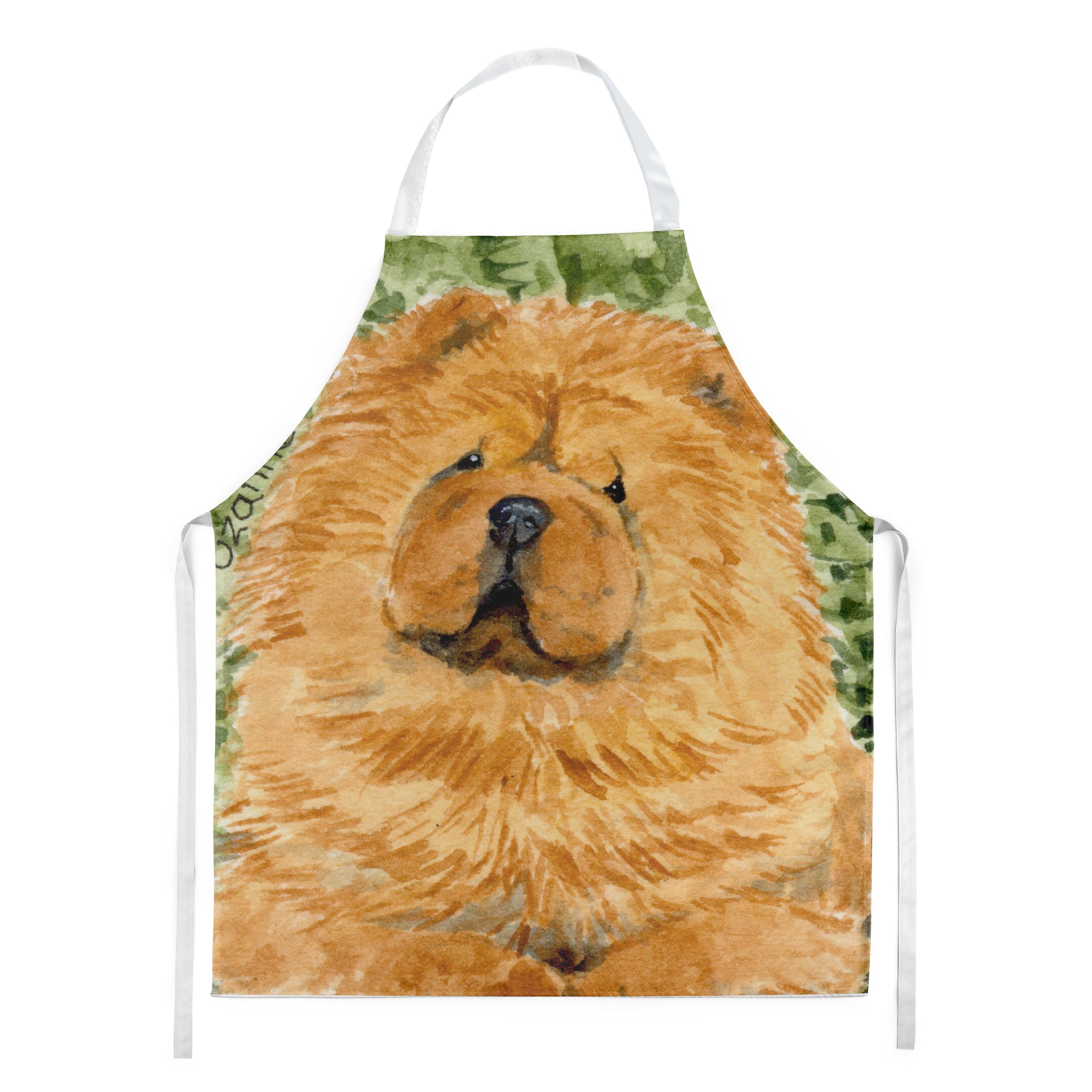 Chow Chow Apron Cooking Kitchen Server Baking Crafts Gardening for Adult Women Men, Unisex, Large, Multicolor
