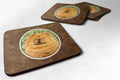 Chow Chow Foam Coasters Set of 4 Cup Coasters for Indoor Outdoor, Tabletop Protection, Anti Slip, Mouse pad Material