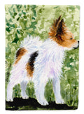 Papillon House Flag 28x40 Porch Sleeve Pole Decorative Outside Yard Banner Artwork Wall Hanging, Polyester