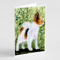 Papillon Greeting Cards Pack of 8 Blank Cards with Envelopes Whimsical A7 Size 5x7